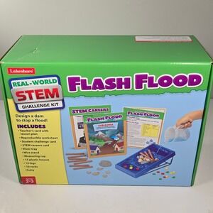 Lakeshore Real-World STEM Challenge Kit Flash Flood Grade 2-3 PP808 Dam Building